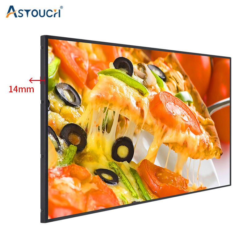 55 Inch Indoor Digital Manu Board Increase Customer Satisfaction Support OEM